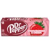 Dr Pepper Strawberries and Cream Soda, 12 fl oz cans,