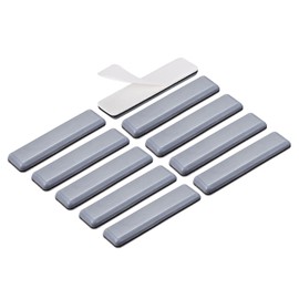 METALLIXITY PTFE Furniture Slider Gliders (70x19mm) 12Pcs, Rectangle Self-Adhesive Floor Protector Pads - for Furniture Carpets
