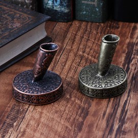EAJORN Feather Dip Pen Holder Vintage Metal Pen Holder Home Bedroom Living Room Desk Decoration Tool