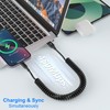Coiled Lightning Cable 2 Pack, Apple Carplay Cable& MFi Certified,