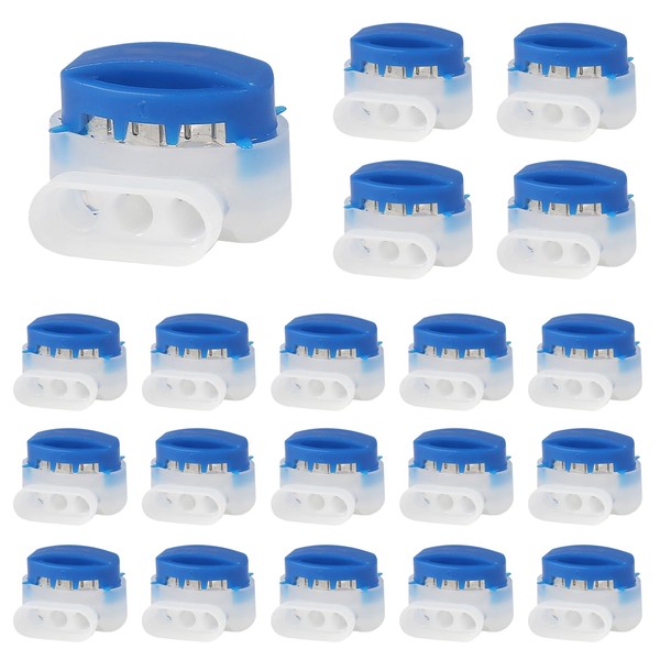 20PCS Wire Connectors Electrical 314-Box 3 Way Wire Connectors Self-Stripping