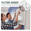 Super Hooks Picture Hanger,Gorilla Hooks - Hang Art, Clock, Shelves,