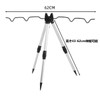 siawadeky 釣り竿 スタンド 三脚 釣り竿立て 折りたたみ式 ロッドスタンド 高さ調節可能 折りたたみ式 フック付き