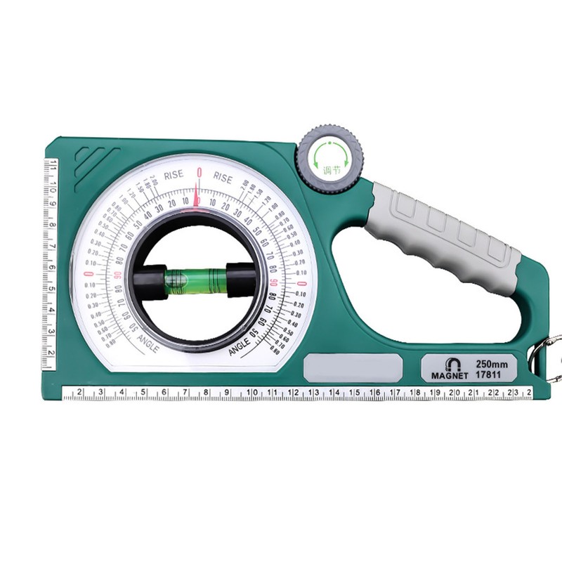 Inclinometer Multifunctional Bubble Level Angle Meter Clear Scale High Strength
