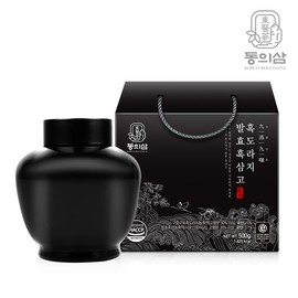 Home Shopping Genuine Newspaper Dongui Ginseng, Gujeunggu, Black Bellflower, Fermented Black Ginseng, 500g / 1 unit / 홈쇼핑 정품 신문 동의삼 구증구포 흑도라지 발효흑삼고 500g / 1개