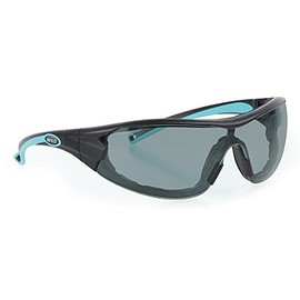 Infield Velor Safety Glasses (Anthracite/Mint, Grey AF)