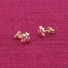 trendor Women's Earrings Clover Gold 333 / 8K Fashionable Earrings