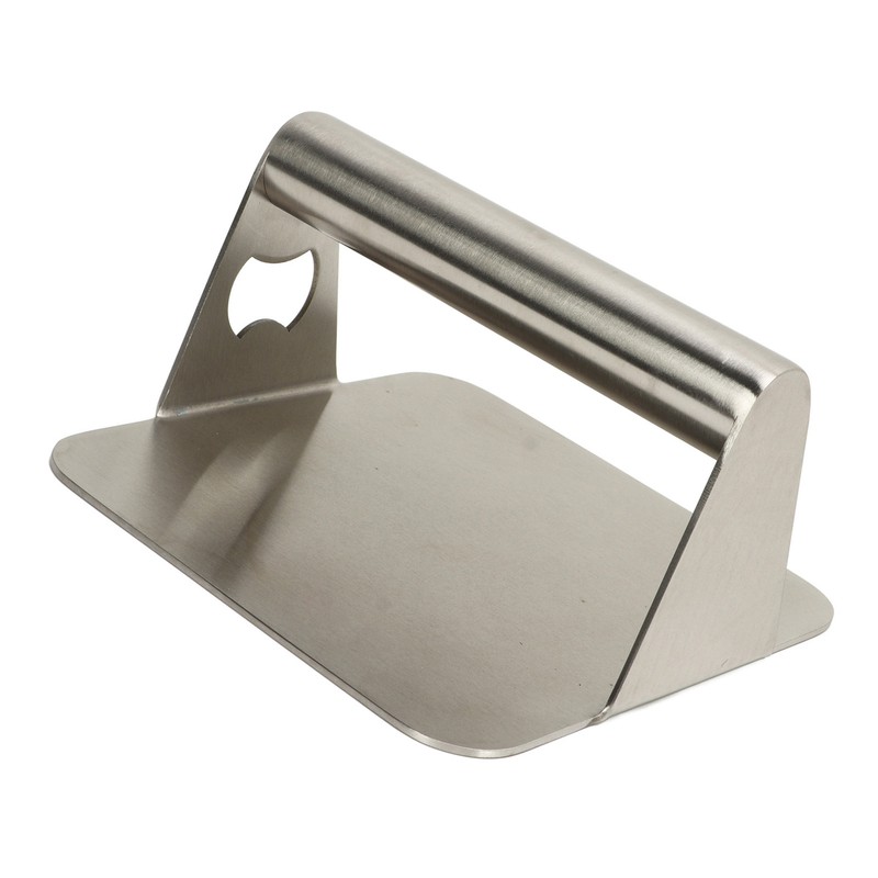 Burger Press Rectangular 304 Stainless Steel Burger Smasher Non Stick