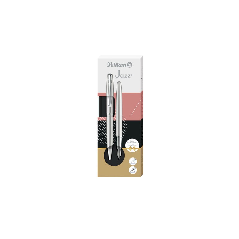 Pelikan SET - Ballpoint pen and Fountain pen Jazz Noble