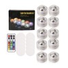 TopYart LED Submersible Light, Underwater Light, Waterproof, Remote Control, Multicolor,