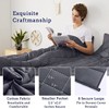ZonLi Weighted Blanket (60"x80", 20lbs, Dark Grey) Queen Size Weighted