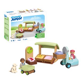 PLAYMOBIL Junior: Organic Market Stable & Forklift