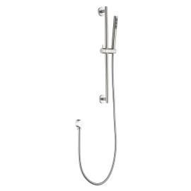 Homein Eco-Performance Handheld Shower, Stainless Steel Brushed Nickel with 28" Slide Bar & 59" Hose, Color: Brushed Nickel, Bath & Shower Faucet Type: Other
