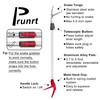 Prunrt 3.7-5 FT Snake Grabber Telescopic with Hooks, Rattle Snake