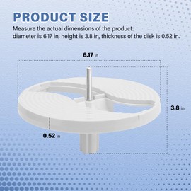 7051-145 Food Processor Disc Holder for Braun Disc holder, insert carrier fits Braun models K600 K650 K700 K750 FP3010 FP3020 FX3030WH food Processor Parts & Accessories Easy to Use & Long