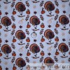Signature BonEful Fabric FQ Cotton Quilt Black Red Apple Brown