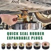 Keadic 14Pcs 7 Sizes Automotive Rubber Expansion Plug Assortment Set,