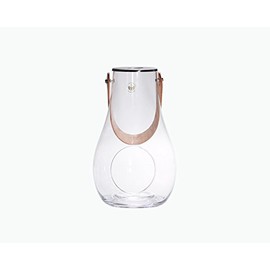 Holmegaard 4343501 Lantern/Design With Light Clear, M, 9.8 inches (25 cm)