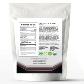 Mayan's Secret Superfoods Roasted Organic Cacao Nibs, 1 Lb - USDA CERTIFIED | Keto | Vegan