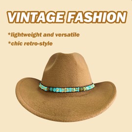 nemokamai Cowboy Hat Bands for Men Women,Braided Hatbands Belt for Cowboy/Western/Fedora/Cowgirl Hats