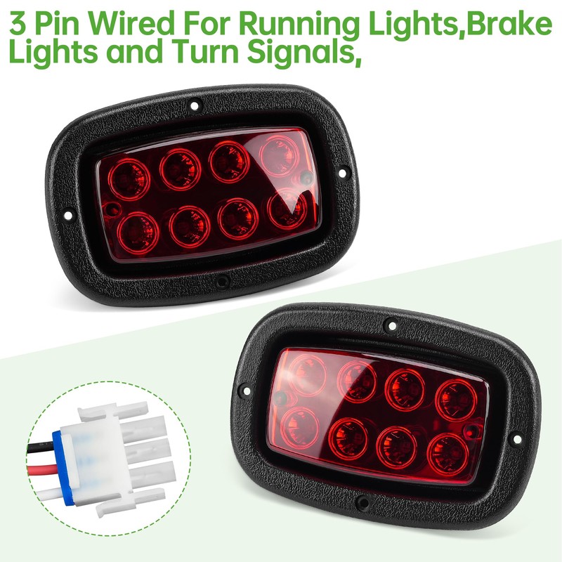 10L0L Club Car DS Headlight Kit - 12V Headlight and