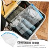 Ciieeo 5pcs Hand Rolled Vacuum Compression Bags for Travel Clothes