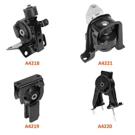 4Pcs Engine Motor Mount Compatible with Toyota Corolla & for Matrix & Pontiac Vibe 1.8L 2003-2008 Transmission Mount Set, Replace A4218 A4219 A4220 A4221