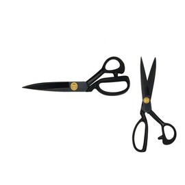 Premium Carbon Dressmaking Scissors Fabric Scissors Professional Sewing Scissors Black (Size 8 Inches - Length 20 cm)
