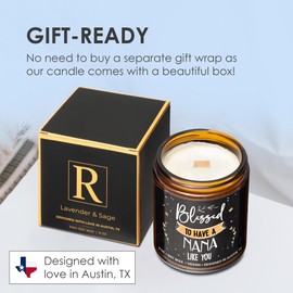 Nana Candle, Mothers Day Gifts for Nana, Nana Gifts from Grandkids, Birthday Gifts for Nana, New Nana Gifts, Nana Gifts from Grandchildren, Nana Christmas Presents for Grandma, Gift Ready