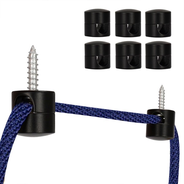 6 Pack Plastic Swag Hooks for Ceiling Hanging,Sangle Sopffy Lamp