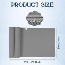 LEIFIDE 10 Pack Yoga Mats Bulk, 68'' x 24'' x 4mm Thick Yoga Mats for Kids and Adult Gym Bundle Latex Free Exercise with Non Slip Texture for Outdoor Pilates or Workout(Black,Gray)