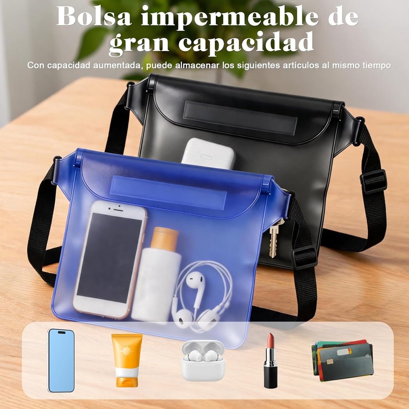 Bolsa impermeable para playa 4 piezas – START MAKERS YR26428