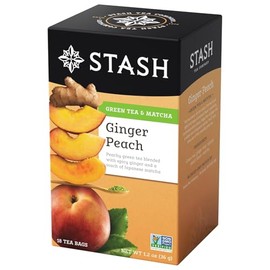 Stash Ginger Peach Green Tea with Matcha - 18 Count