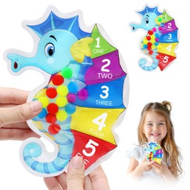 BelleStyle Colour Sorting Toys for Toddlers, Sensory Fidget Toys for Autism, Seahorse Colour Match Fine Motor Skills Games Boys Girls, Early Educational Montessori Toys for Kids 3 4 5 6 Years Old