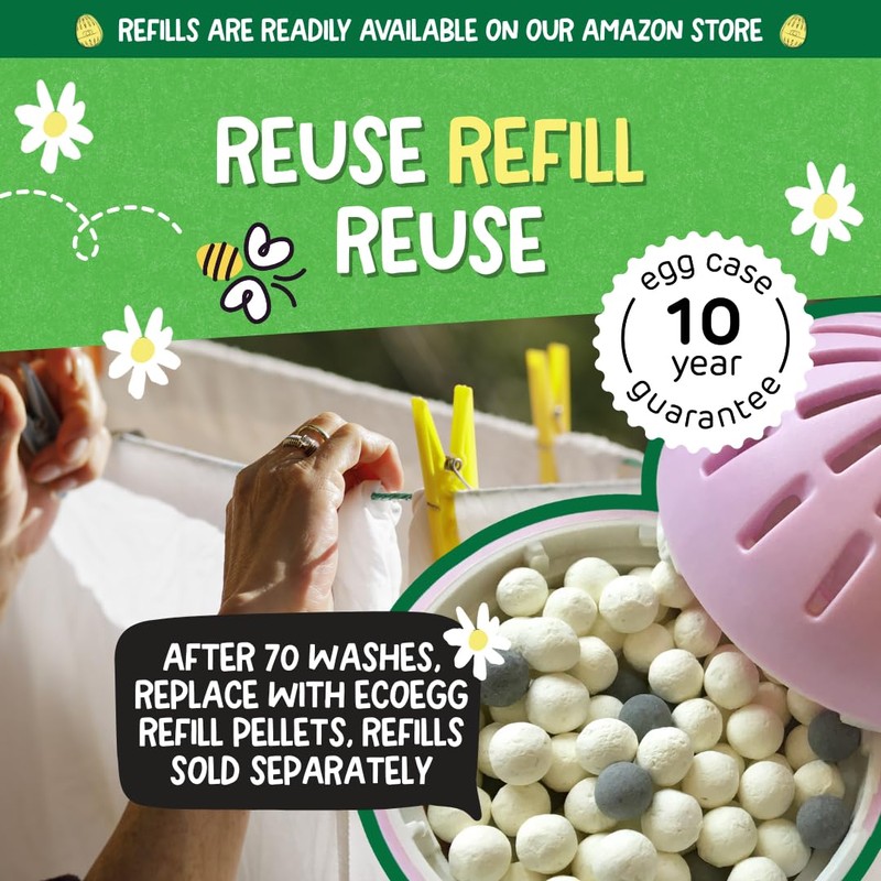Ecoegg Laundry Egg – Spring Blossom | 70 Loads Refillable