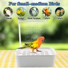 MUYG Automatic Bird Shower with Pump,Electric Bird Bath for Cage