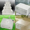 Zulkit Junction Box ABS Plastic Dustproof Waterproof IP65 Electrical Boxes