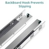 18 Inch 1 Pair Undermount Soft Close Drawer Slides with