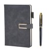 KUAOOAUK A5 Leder Notebook, Classic Executive Business Notepad mit Stift,