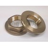 Brass Replacement 1/2" BSP Flanged Metal Tap Backnut - 1