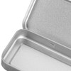 EXCEART Pencil Case Pencil Case Stationery Box Metal Rectangle Single