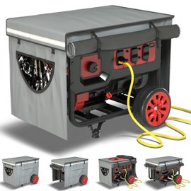 GEHENG Generator Covers, Generator Covers While Running, Top Can Be Opened for Refueling, 600D Silver Coated Oxford Waterproof Cloth+200D Flexible Fabric Inner Lining, Double Layer Material