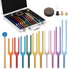 10 PCS Tuning Fork Set, Solfeggio Sound Healing Forks with