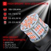 iFunyLED 4PCS 3157 LED Bulb Brake Tail Light 12V-24V Super