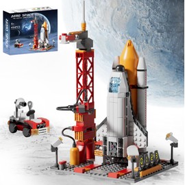 City Space Shuttle Space Building Set, 521 Pieces Rocket Toy for Children, STEM Building Toy, Astronaut Role Play for 8-14 Years Boys & Girls