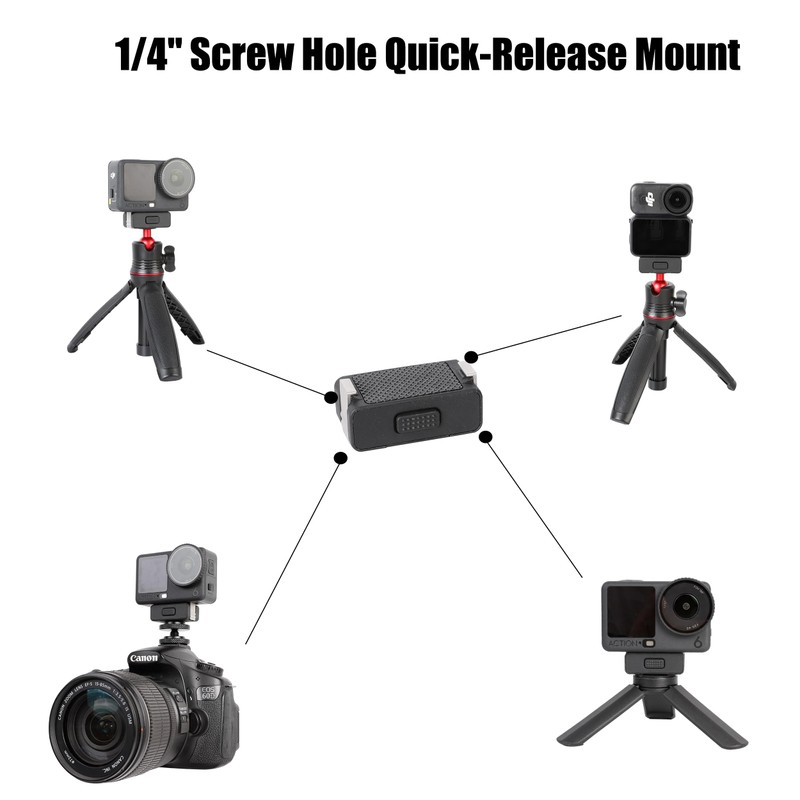 PellKing 2-Pack Magnetic Quick Release Adapter Kit for DJI Osmo