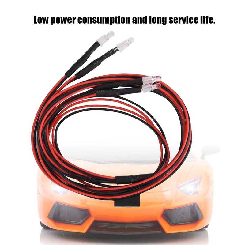 Set of 4 RC Car LED Light Accessories for RC