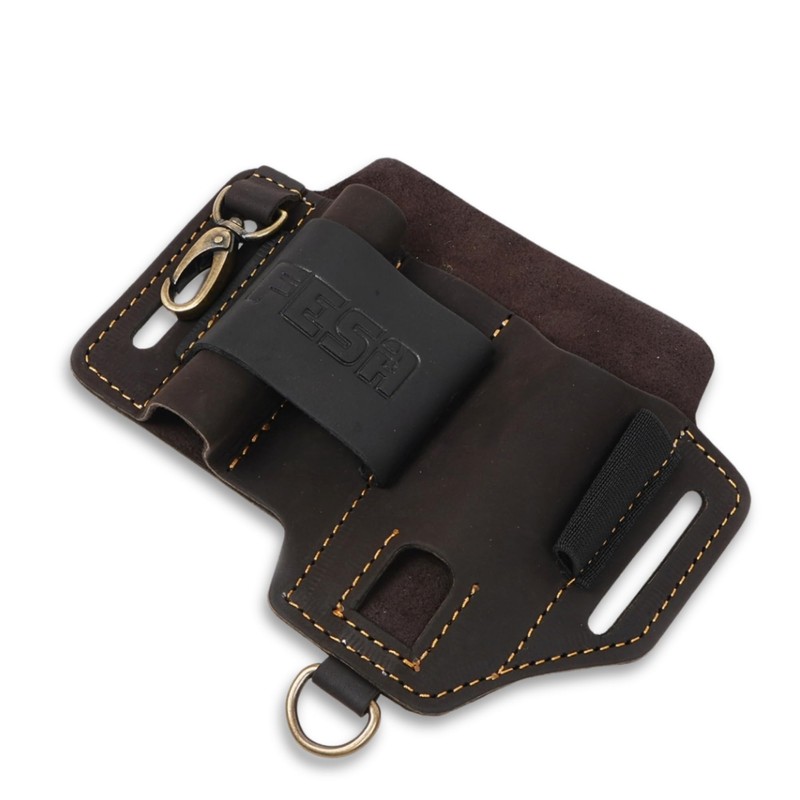 FESA EDC Leather Multitool Sheath - Top Grain Leather EDC