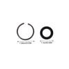 KONTONTY 12sets Impact Wrench Friction Ring Retainer Rings for Socket