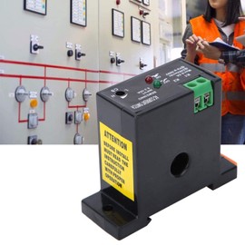 Current Detection Switch, Automatic AC Detection Switch 0.2 ~ 30 A Self-Powered Sensor Switch 40-400Hz Suitable for Automated Industrial Systems (Normally Open)